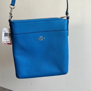 Blue coach purse